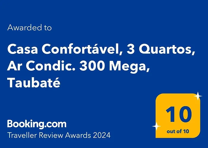 Casa Confortavel, 3 Quartos, Ar Condic. 300 Mega, Taubate